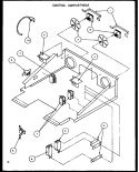 CONTROL COMPARTMENT Diagram and Parts List for AO27DG P1113405S Amana Range