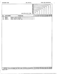 Fresh Food Compartment Page 3 Diagram and Parts List for 19274A  Admiral Refrigerator