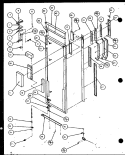 FZ DOOR Diagram and Parts List for SXDE25JP P7870102W Amana Refrigerator