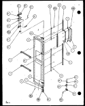 FZ DOOR Diagram and Parts List for SCD19J P7804506W Amana Refrigerator