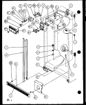 REF Diagram and Parts List for SCD19J P7804506W Amana Refrigerator