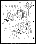 ICE AND WATER CAVITY Diagram and Parts List for SCD19J P7804506W Amana Refrigerator