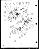 ICE BUCKET AND ICE MAKER Diagram and Parts List for SCD19J P7804506W Amana Refrigerator