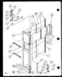 FZ DOOR Diagram and Parts List for SCD22J P7870121W Amana Refrigerator