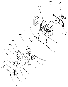 Ice Maker Diagram and Parts List for SXD25NP-P1162407W  Amana Refrigerator