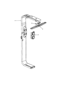 Water Distribution Diagram and Parts List for MDB8551AWS  Maytag Dishwasher