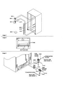 Water Filter/water Valves Diagram and Parts List for SZD26VE-P1315207WE  Amana Refrigerator
