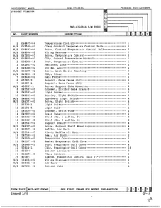 Freezer Compartment Page 2 Diagram and Parts List for 47668A  Admiral Freezer