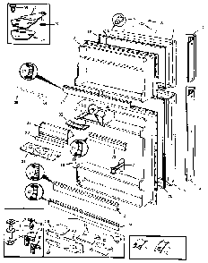 Doors Diagram and Parts List for JRT152B MAJ01A Jenn-Air Refrigerator
