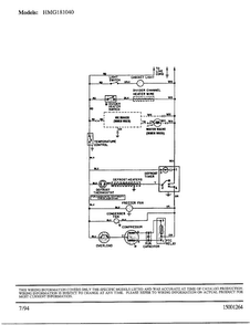 Wiring Diagram Diagram and Parts List for 181040  Admiral Refrigerator