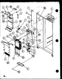 FZ EVAP AND AIR HANDLING Diagram and Parts List for SX22ML P1120604W L Amana Refrigerator