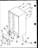 DRAIN Diagram and Parts List for SX22ML P1120604W L Amana Refrigerator