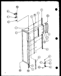 FZ DOOR Diagram and Parts List for 36538 P1121904W L Litton Refrigerator
