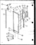 REF DOOR Diagram and Parts List for 36538 P1121904W L Litton Refrigerator