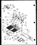 MACHINE COMPARTMENT - PANASONIC Diagram and Parts List for 36538 P1121904W L Litton Refrigerator