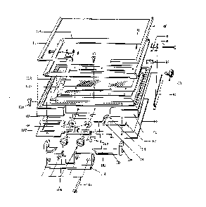 Door Assembly Diagram and Parts List for 5629917000  Kenmore Microwave