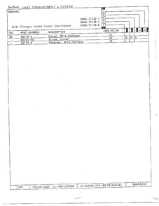 Unit Compartment And System Page 3 Diagram and Parts List for 71143-0A  Admiral Refrigerator