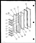 Part Location Diagram of D7829503 Whirlpool NLAINNER DOOR PANEL