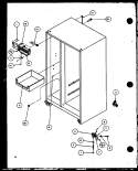 FACTORY INSTALLED ICE MAKER Diagram and Parts List for SZI20ML P1120101W L Amana Refrigerator