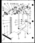 REF / FZ CONTROLS AND CABINET PARTS Diagram and Parts List for SZI20ML P1120101W L Amana Refrigerator
