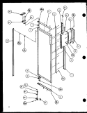 REF DOOR Diagram and Parts List for SZ25MP2L P1154904W L Amana Refrigerator