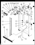 REF Diagram and Parts List for SZ25MP2L P1154904W L Amana Refrigerator