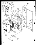 FZ EVAP AND AIR HANDLING Diagram and Parts List for SZ25MP2L P1154904W L Amana Refrigerator