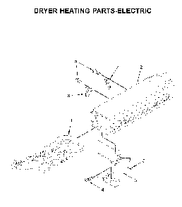 Dryer heating parts-electric Diagram and Parts List for MED6230HW0  Maytag Dryer