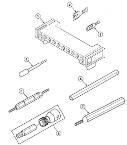 Tools Diagram and Parts List for SDEH07WJ1500  Speed Queen Dryer