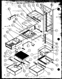 Part Location Diagram of 10036060 Whirlpool NLAGLASS SHELF
