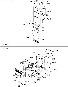 Control Assy Diagram and Parts List for SR25TE-P1194002WE  Amana Refrigerator