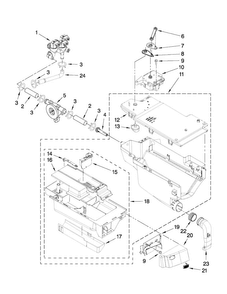 Part Location Diagram of WPW10157760 Whirlpool Drawer