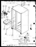 FACTORY INSTALLED ICE MAKER Diagram and Parts List for SBI20MW P1120102W W Amana Refrigerator