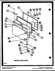 Section 4 Diagram and Parts List for BX20M-P7812520W  Amana Refrigerator
