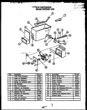 ICE DISPENSER Diagram and Parts List for GFD240-1L3 GFD24001L 3 Caloric Refrigerator