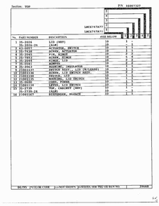 Top Page 2 Diagram and Parts List for 6747A77  Norge Washer