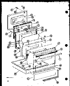Section 8 Diagram and Parts List for RCC-6-P85318-1S  Amana Microwave