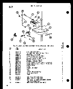 Section 6 Diagram and Parts List for TC18F-A-P75288-19WA  Amana Refrigerator