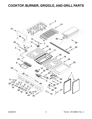 Part Location Diagram of W11444450 Whirlpool PANL-CNTRL