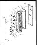Part Location Diagram of 10574601E Whirlpool NLAASSEMBLY FRZ DR CFC11