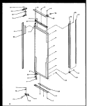 REF DOOR Diagram and Parts List for SBD20NE P1162503W E Amana Refrigerator