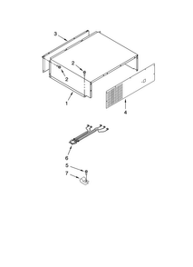 Part Location Diagram of W10188585 Whirlpool COVER-UNIT