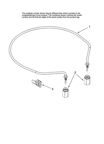 Heater Parts Diagram and Parts List for MDB4651AWS40  Maytag Dishwasher