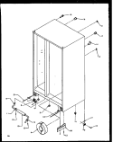 ROLLERS Diagram and Parts List for SBD20NE P1162503W E Amana Refrigerator