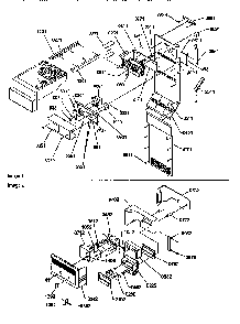 Ice Maker/control Assembly Diagram and Parts List for SRD27SE-P1190329WE  Amana Refrigerator