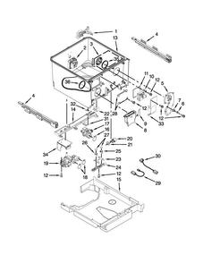 Tub Parts Diagram and Parts List for MDD8000AWS3  Maytag Dishwasher