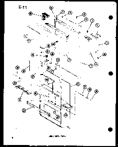 Lower Door Parts Diagram and Parts List for TL20F-P75288-15W  Amana Refrigerator