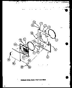 Section 6 Diagram and Parts List for LG2911 P7804804W W Amana Dryer