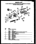 8 CUBE COMPACT ICE MAKER Diagram and Parts List for SBD20NE P1162503W E Amana Refrigerator