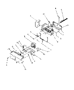 Ice Maker Diagram and Parts List for SRDE528SW-P1184901WW  Amana Refrigerator